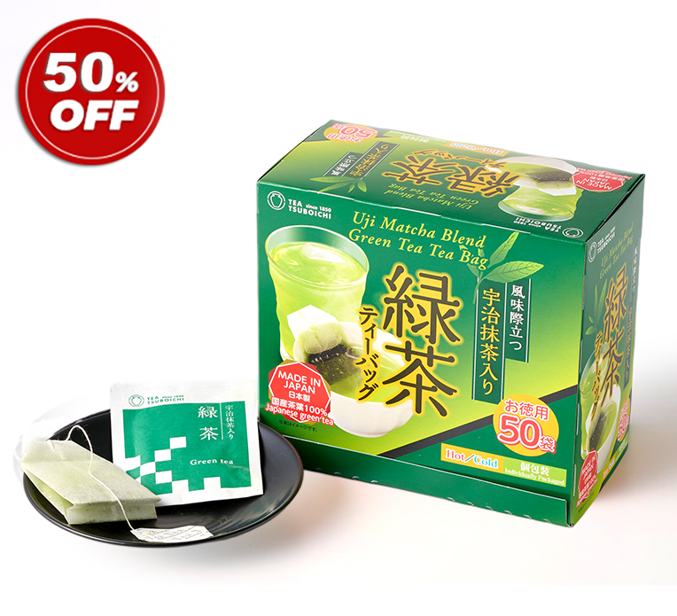 宇治抹茶入り緑茶ティーバッグ 1.8g×50p