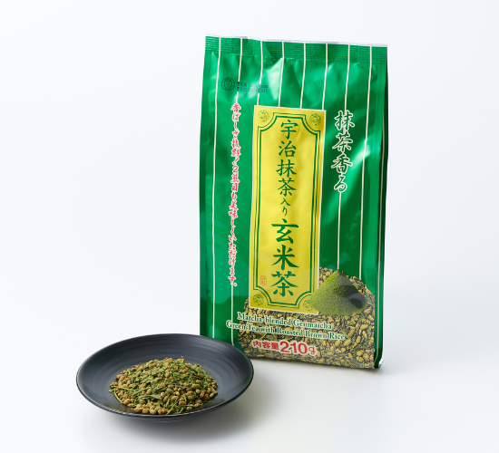 宇治抹茶入り玄米茶 210g