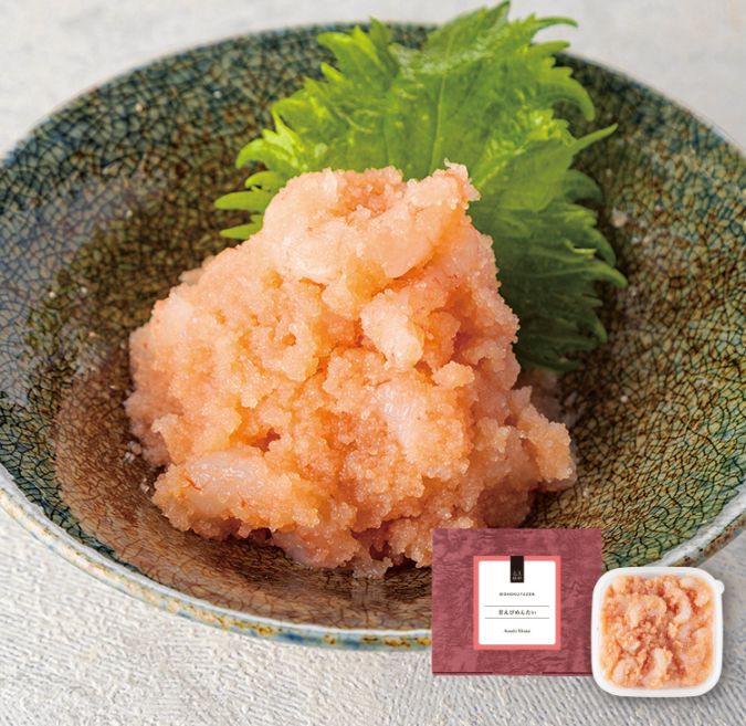 激レア珍品！まるいち 辛子めんたいこ/店頭カウンター人形　販促品 甘えびめんたい 150g｜単品・小箱｜辛子明太子、たらこの専門店