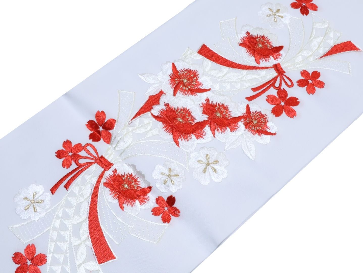 ♦︎きもの結♦︎訪問着　総刺繍　束ね熨斗花文　暈し染め　未使用　正絹♦︎sa023 ♦︎きもの結♦︎訪問着 総刺繍 束ね熨斗花文 暈し染め 未