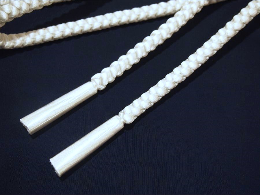 礼装用正絹帯締め(四津組)「白色」 | 帯締め,帯締め(白、黒) | 新宿