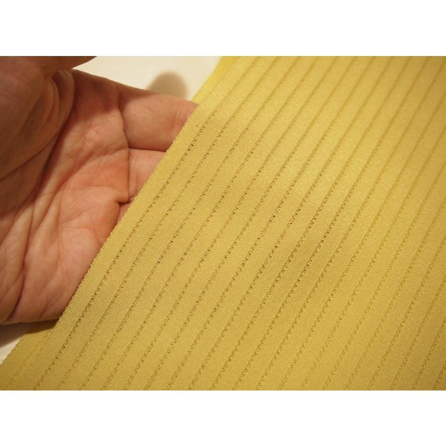 ⭐️シンプル縦絽 付け下げ 夏着物⭐️クリームベージュ 萩模様 染め疋田