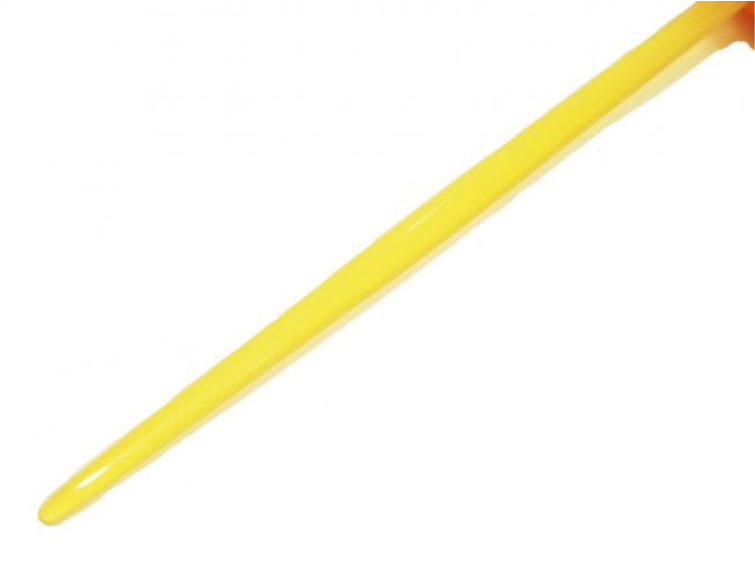 玉かんざし(16.5㎝)「べっ甲風/オレンジ色の玉」 | 髪飾り