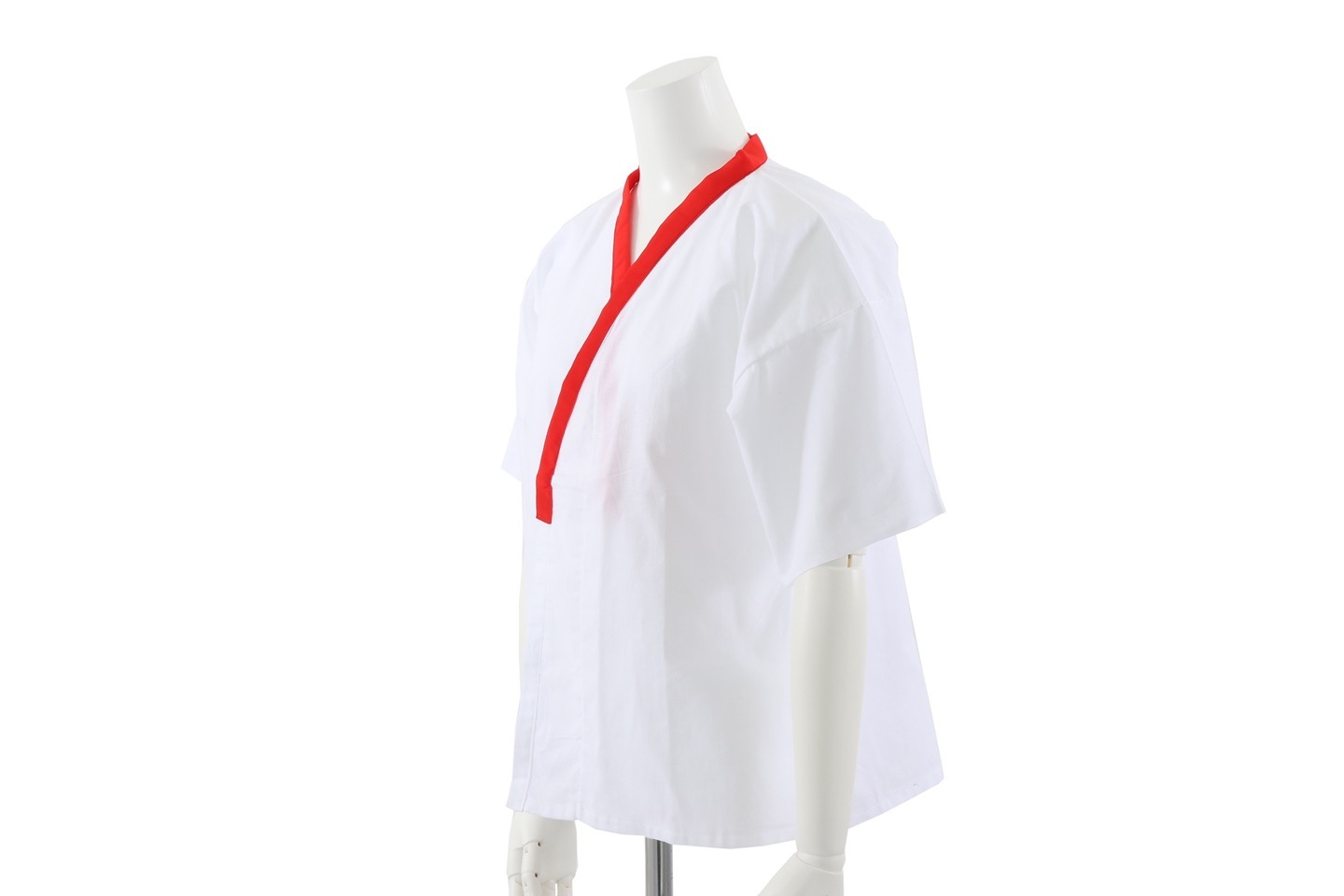 赤 長襦袢 白い帯付き さらし肌襦袢「赤衿」（Lサイズ） | 和装下着