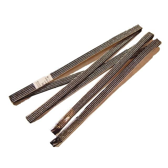 掛け軸 帯紐 正絹 NISHIORI 絹100% 三分紐 少し長い 135cm 正絹 金糸 結びやすい