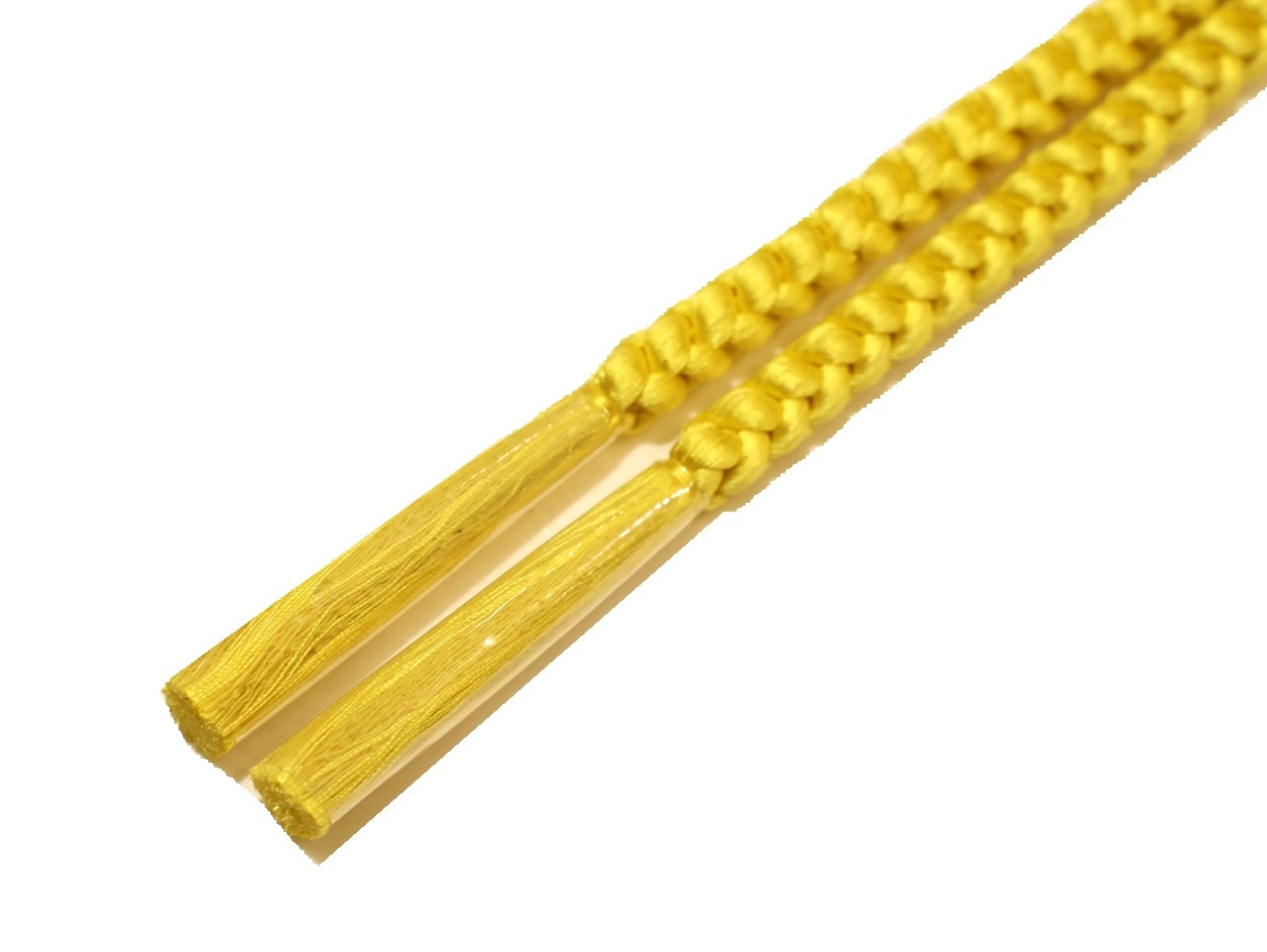 正絹帯締め(四津組)「黄色」 | 帯締め,帯締め(色無地) | 新宿津田家