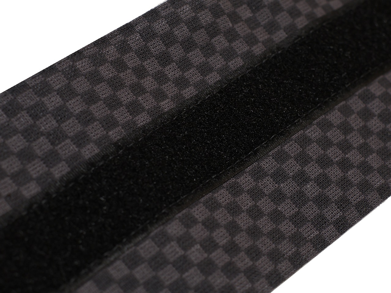 ワンタッチ角帯「濃いグレー色の地に細かな市松模様」 | 帯,帯(角帯