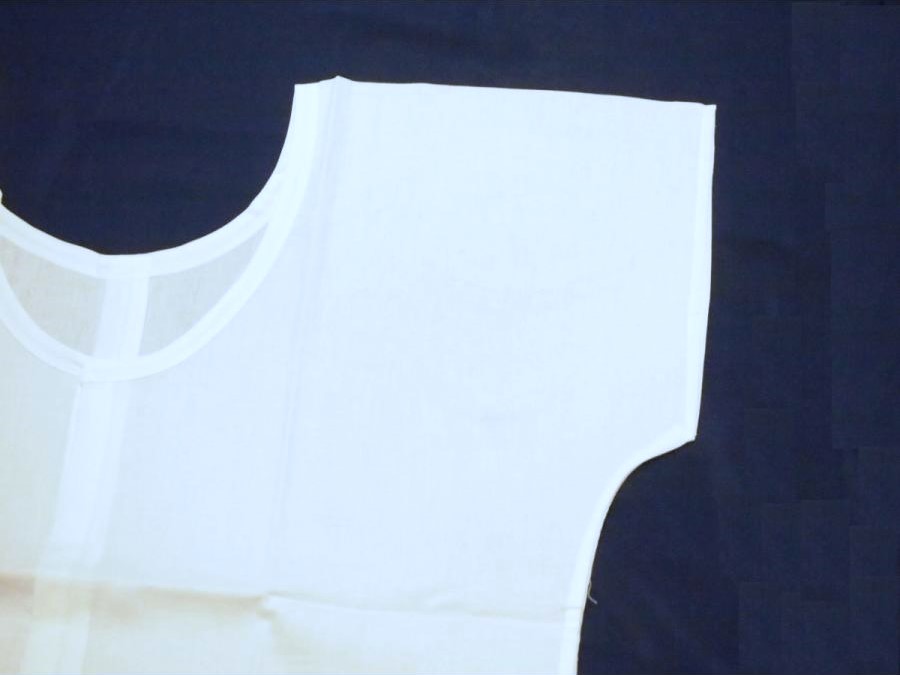 前ホッククレープ肌襦袢「白衿」（Mサイズ） | 和装下着,肌着(肌襦袢
