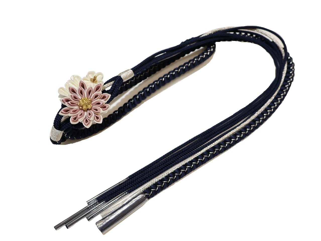 H355☆送料込み❣️型染めなど 振袖 着物 4枚 まとめ売り❣️ Amazon | 帯締め 振袖 成人式 クリスタル 吊四津組 正絹 組紐 丸