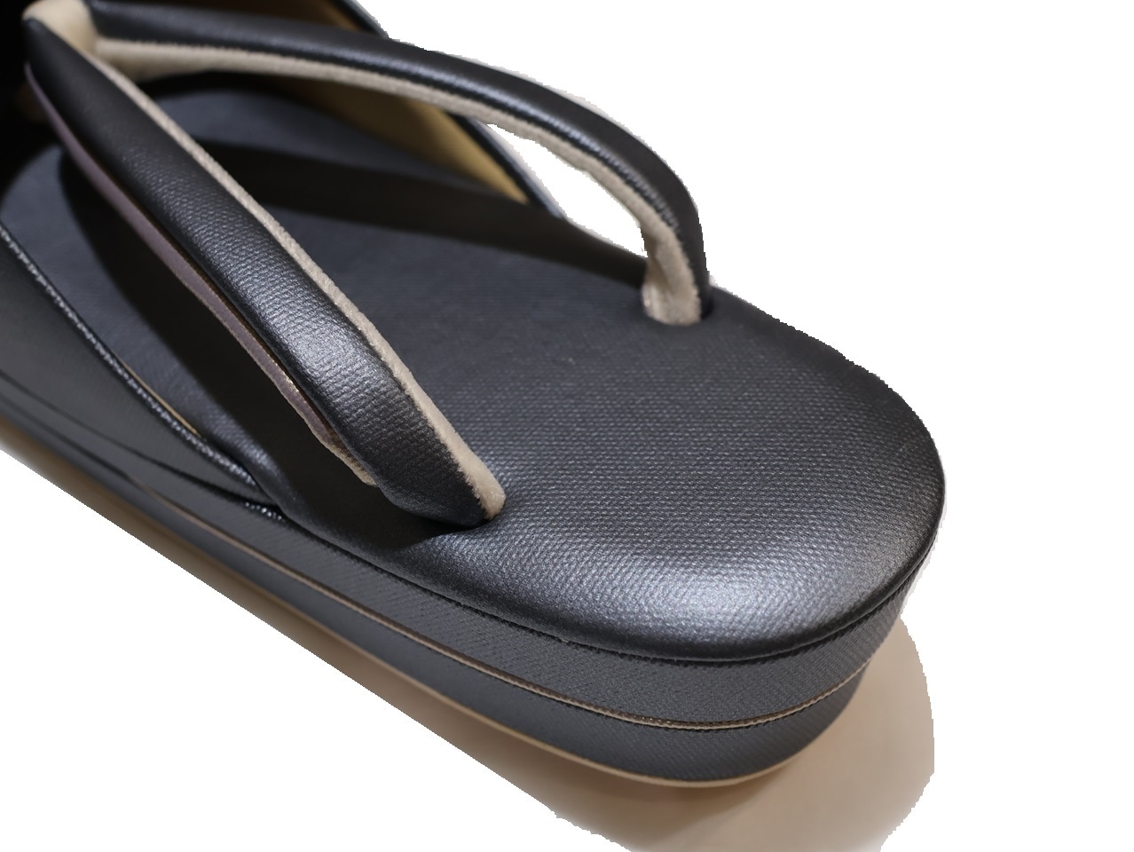 つま皮付き雨用草履「濃いグレー色」 | 草履・雪駄,雨用ウレタン草履