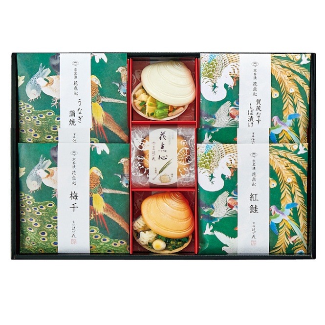 京洛 辻が花公式通販 京都 西京味噌漬魚と京茶漬け 京ふりかけ お茶漬最中 お吸物最中