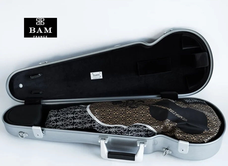 SINGLE LAYER BAG WITH LACE FOR VIOLIN DESIGNED 楽器袋楽器柄