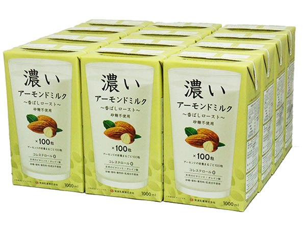 濃いアーモンドミルク 香ばしロースト 1000ml×12本/ケース