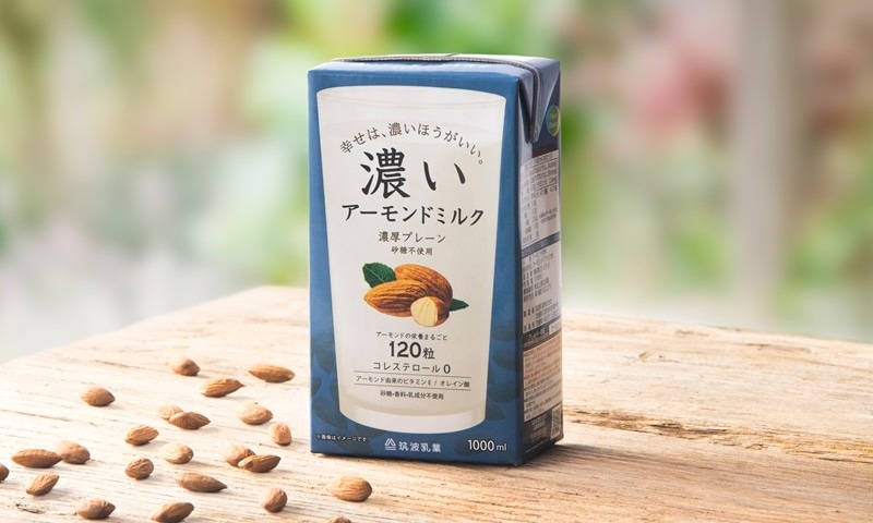 【冷蔵品】濃いアーモンドミルク 濃厚プレーン 1000ml×12本/ケース