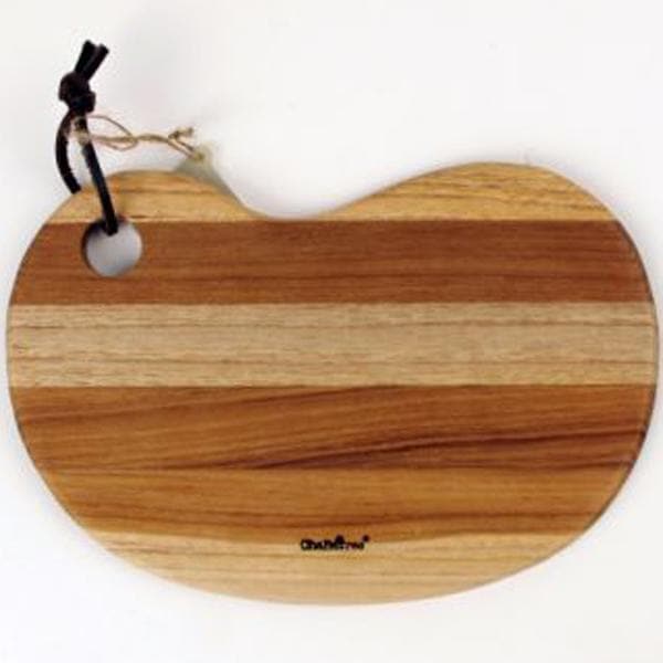 アットサイアムサイト チャバツリー ライラ ATSIAMSIGHT CHABATREE Lyra サービングボード ビーン 革紐付 CU70