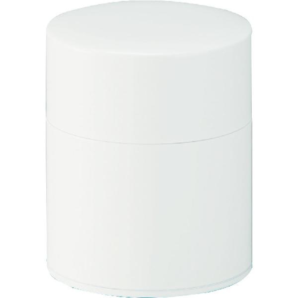 にちにち道具 江東堂 塗り缶 平型 200g エッグシェルホワイト