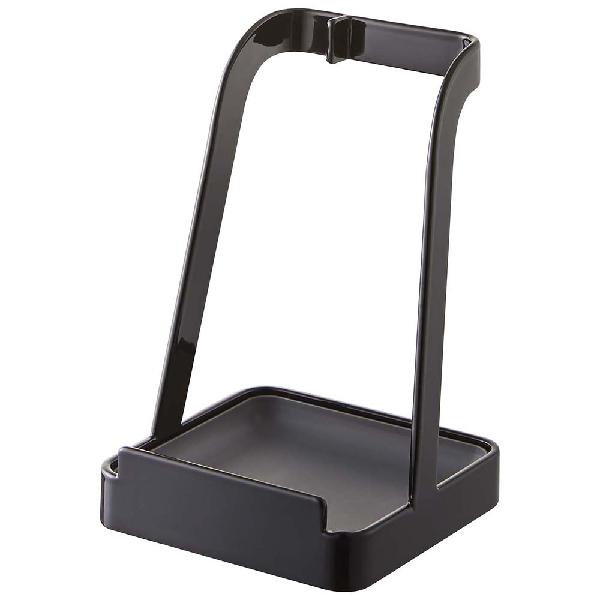 山崎実業 タワー tower お玉&鍋ふたスタンド  ブラック 2249