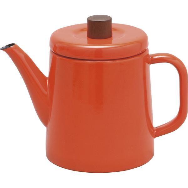 野田琺瑯 ポトル1.5L (柿) PTR-1.5K-OR