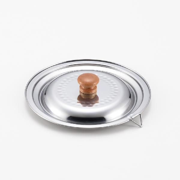 にちにち道具 ステンレス雪平鍋 兼用蓋16-18cm用