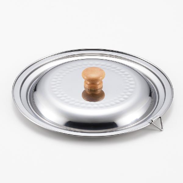 にちにち道具 ステンレス雪平鍋 兼用蓋20-22cm用