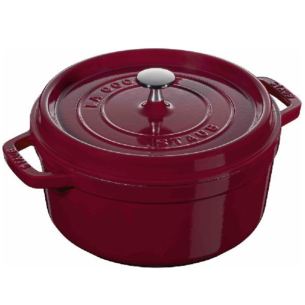 ストウブ staub ピコ･ココット ラウンド 20cm ボルドー 40502-292