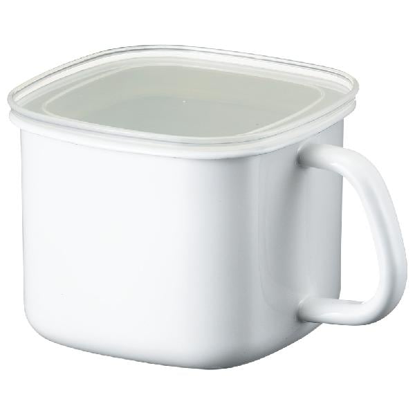 富士ホーロー 角型みそ14cm  4977618090692