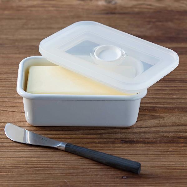 富士ホーロー Honey Ware バターケース200  N-200