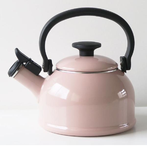 【お取り寄せ】富士ホーロー コットン Cotton 1.6L 笛吹きケトル アッシュピンク  CTN-1.6WK.AP