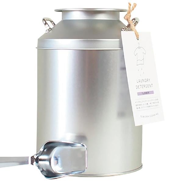 とみおかクリーニング オリジナル洗濯洗剤フラワー(ミルク缶入り)  HT-01-1002