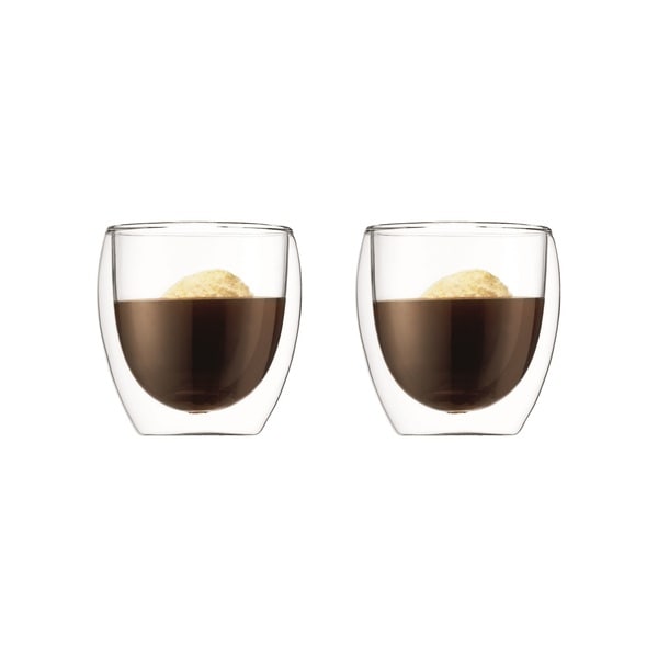 ボダム bodum パヴィーナ ダブルウォールグラス0.25L 2pcs 4558-10