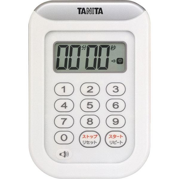 タニタ TANITA 丸洗いタイマー100分計 ホワイト TD-378-WH