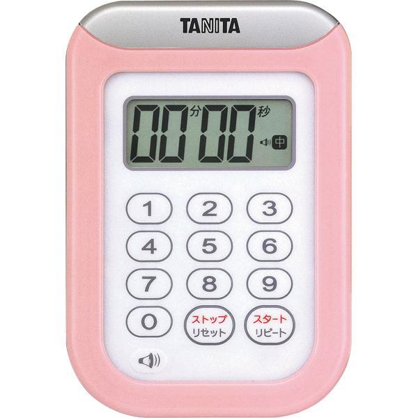 タニタ TANITA 丸洗いタイマー100分計 ピンク TD-378-PK