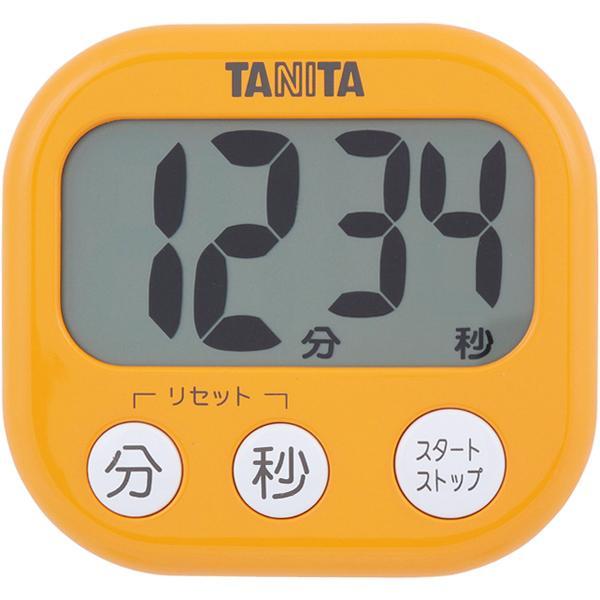 タニタ TANITA でか見えタイマー アプリコットオレンジ TD-384-OR