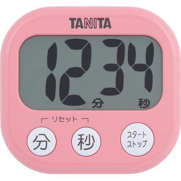 タニタ TANITA でか見えタイマー フランボワーズピンク TD-384-PK