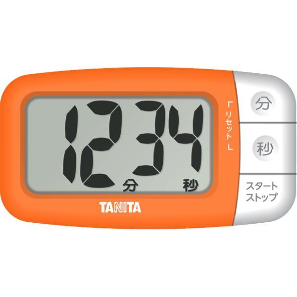 タニタ TANITA デジタルタイマー でか見えプラス フレッシュオレンジ TD-394-OR