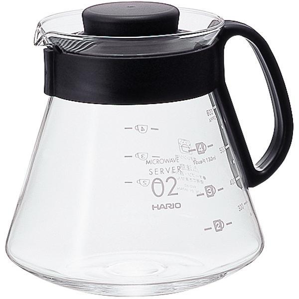 ハリオ HARIO V60 レンジサーバー 600ml ブラック XVD-60B
