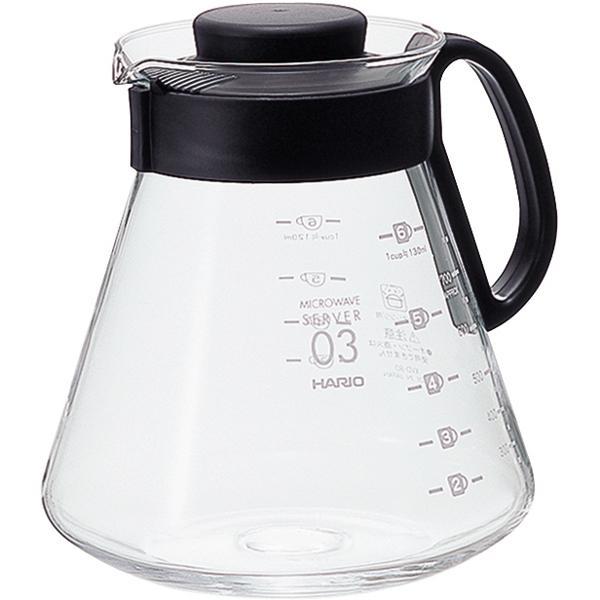 ハリオ HARIO V60 レンジサーバー 800ml ブラック XVD-80B