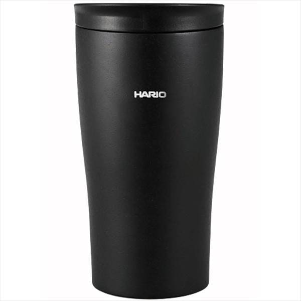 【お取り寄せ】ハリオ HARIO フタ付き保温タンブラー300 300ml ブラック STF-300-B