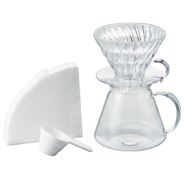 ハリオ HARIO Simply HARIO V60 グラスブリューイングキット Glass Brewing Kit S-VGBK-02-T