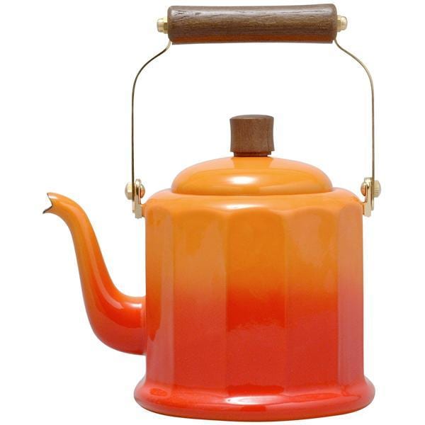 野田琺瑯 ロイヤルクラッシックケトル オレンジ4976045312148