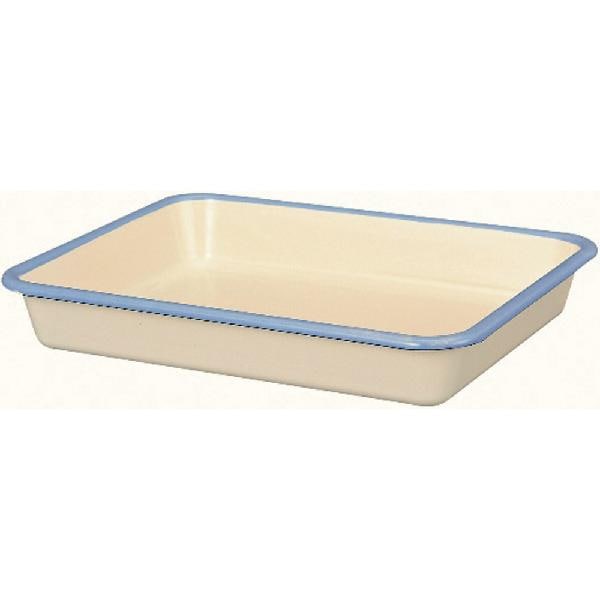 【お取り寄せ】富士ホーロー ビームス ホーローバットLL（15取） ホワイトBM-LL･W