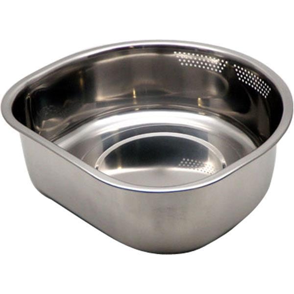 工房アイザワ ゴム付洗い桶 D型 穴明 61612