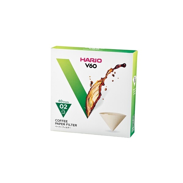ハリオ HARIO V60用ペーパーフィルターみさらし02 40枚  VCF-02-40M