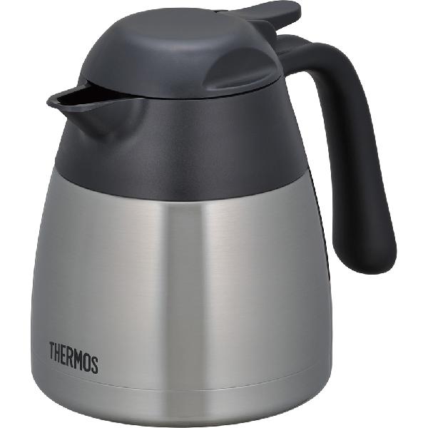 サーモス THERMOS  home ステンレスポット 0.7L ステンレスブラック THX-700 SBK