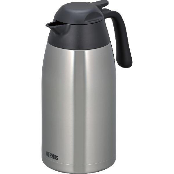 サーモス THERMOS  home ステンレスポット 2L ステンレスブラック THX-2000 SBK