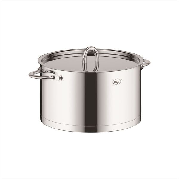 【お取り寄せ】【ロット：4】アルフィ alfi STRAHL ストックポット 24cm ステンレス AFNA-024WD S