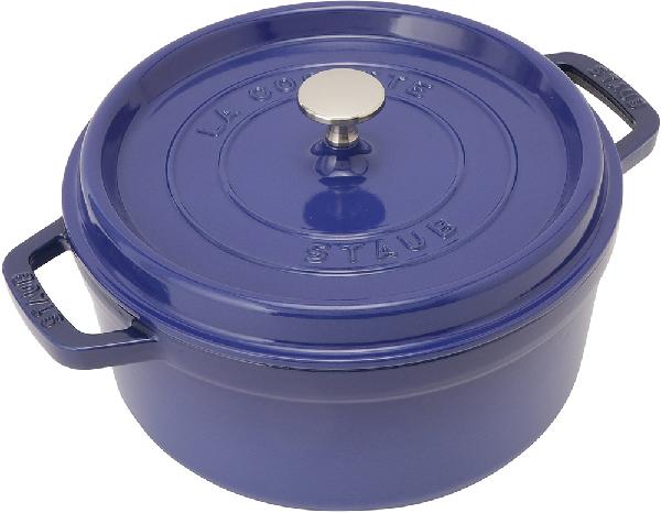 ストウブ staub ピコ・ココット ラウンド 24cm ロイヤルブルー 40500-242