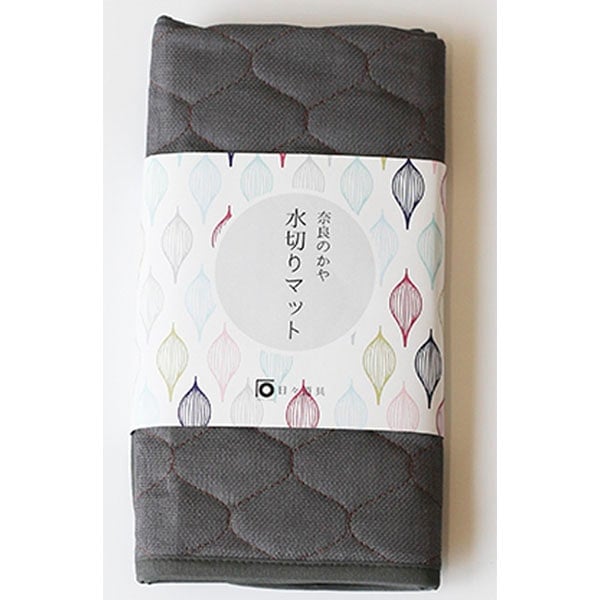 にちにち道具 かやの水切りマット 大 つるばみ