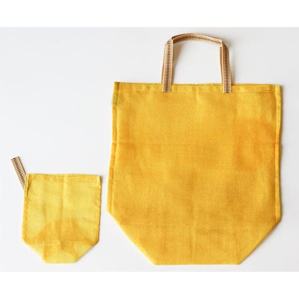 にちにち道具 かやの野菜袋セット 山吹