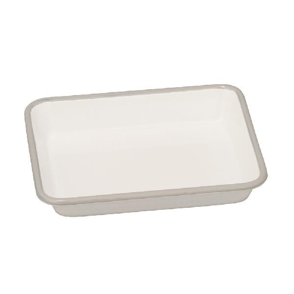 野田琺瑯  ホーローバット キャビネ グレー(フチ) VA-24GY